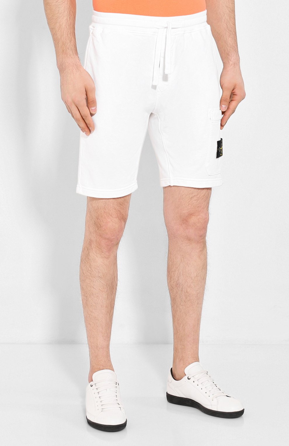 Хлопковые шорты STONE ISLAND, арт. 721564651, фото 3