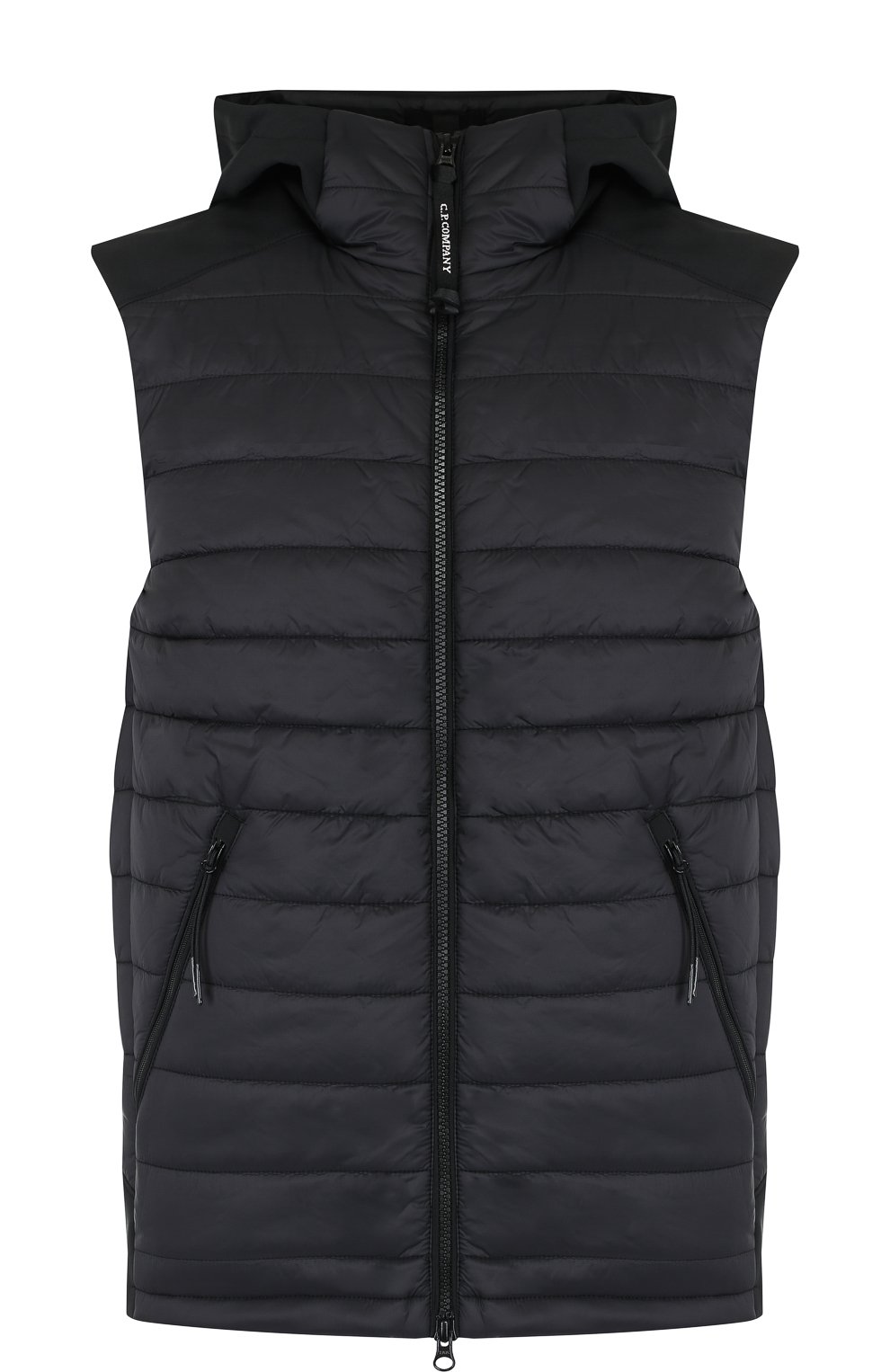 Утепленный жилет на молнии с капюшоном C.P. COMPANY, арт. 05CM0W010A-005242M, фото 1
