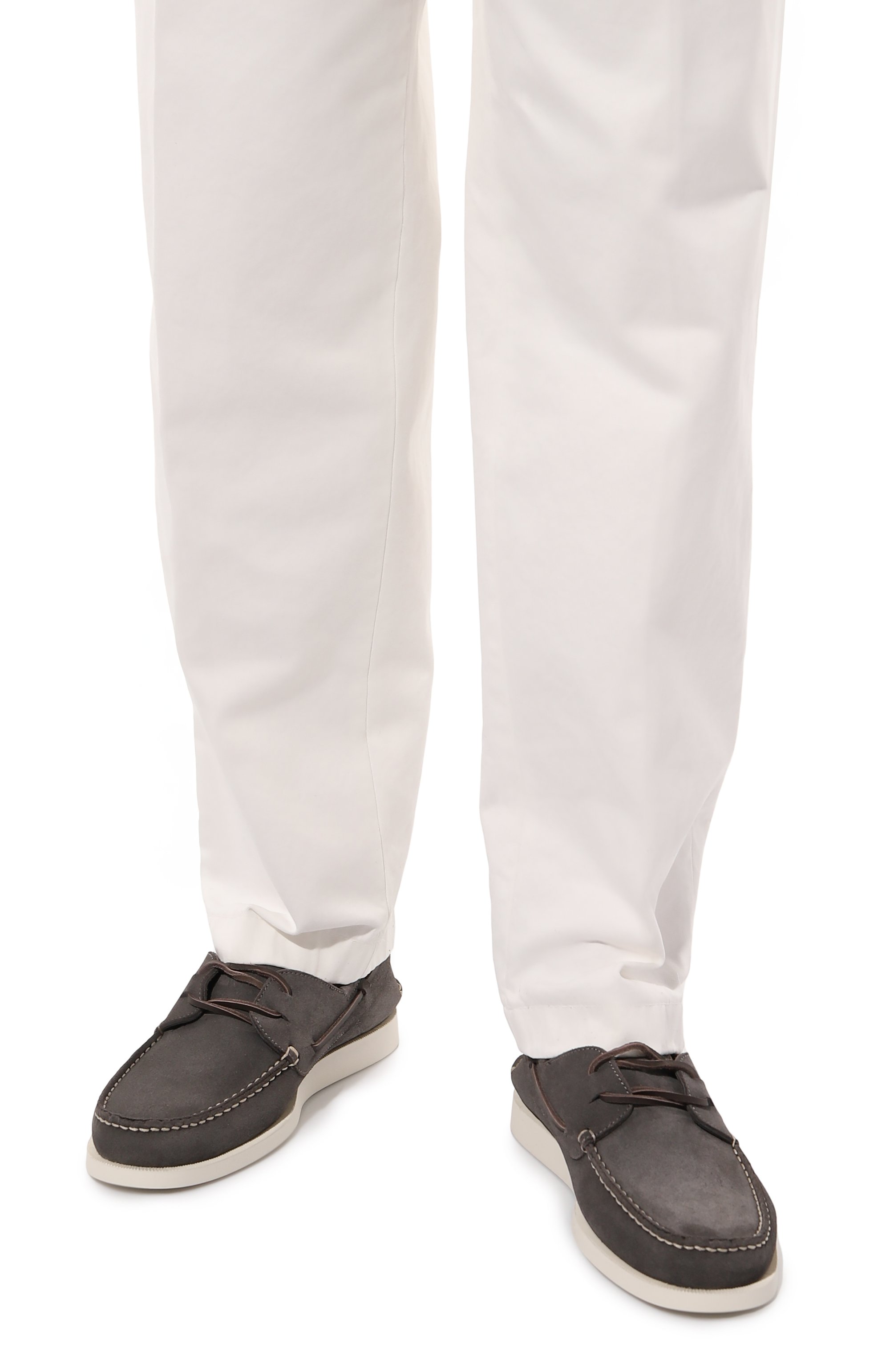 Замшевые топсайдеры KITON, арт. USSA062N00985, фото 3