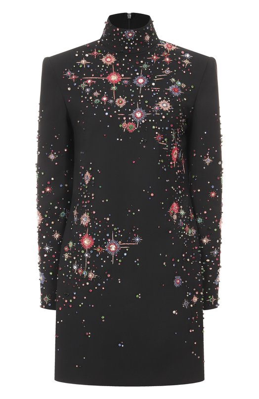 Платье с отделкой стразами Zuhair Murad PDR25031/CRCA019 Чёрный PDR25031/CRCA019