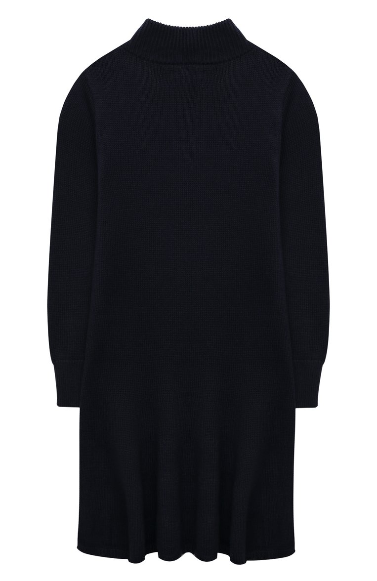 Детское хлопковое платье POLO RALPH LAUREN с�инего цвета, арт. 313850557 | Фото 2 (Материал внешний: Хлопок; Рукава: Длинные; Девочки Кросс-КТ: Платье-одежда; Случай: Повседневный; Драгоценные камни: Проставлено; Материал сплава: Проставлено; Ростовка одежда: 9 лет | 134 см, 8 лет | 128 см, 13 - 15 лет | 158 см)