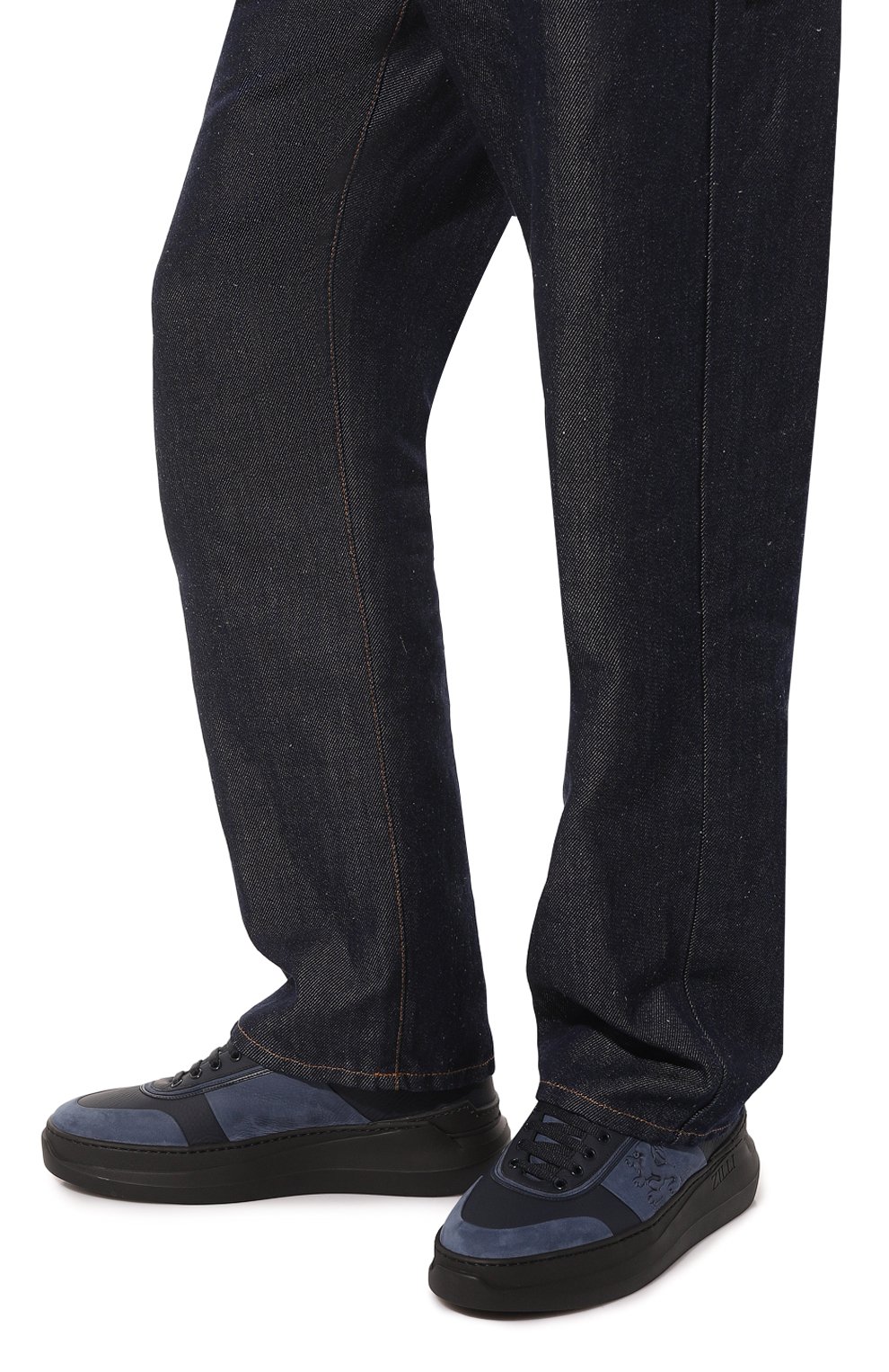 Кожаные кеды ZILLI, арт. H0005AM1040VSH002, фото 3