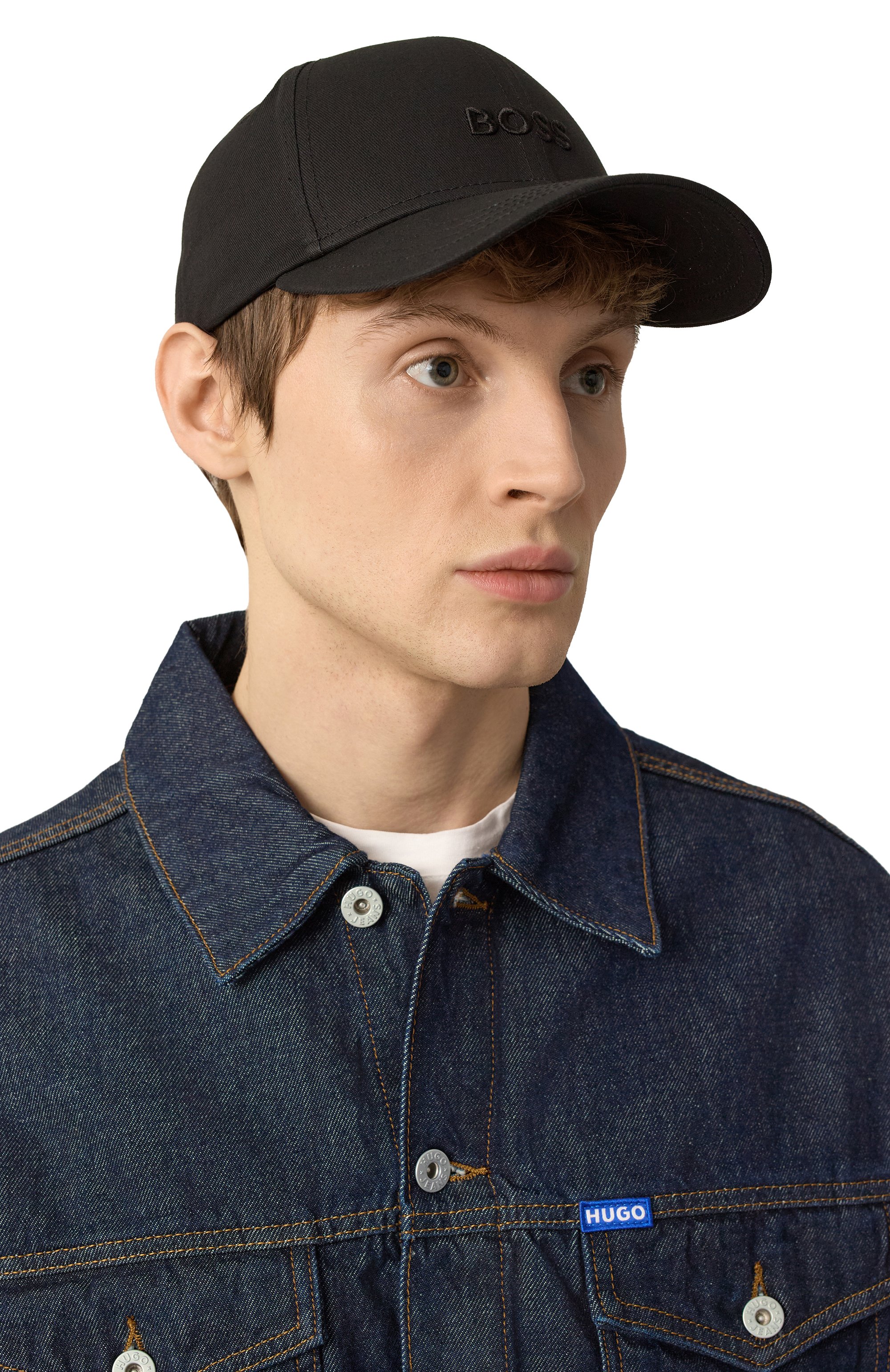 Хлопковая бейсболка BOSS, арт. 50495121, фото 2