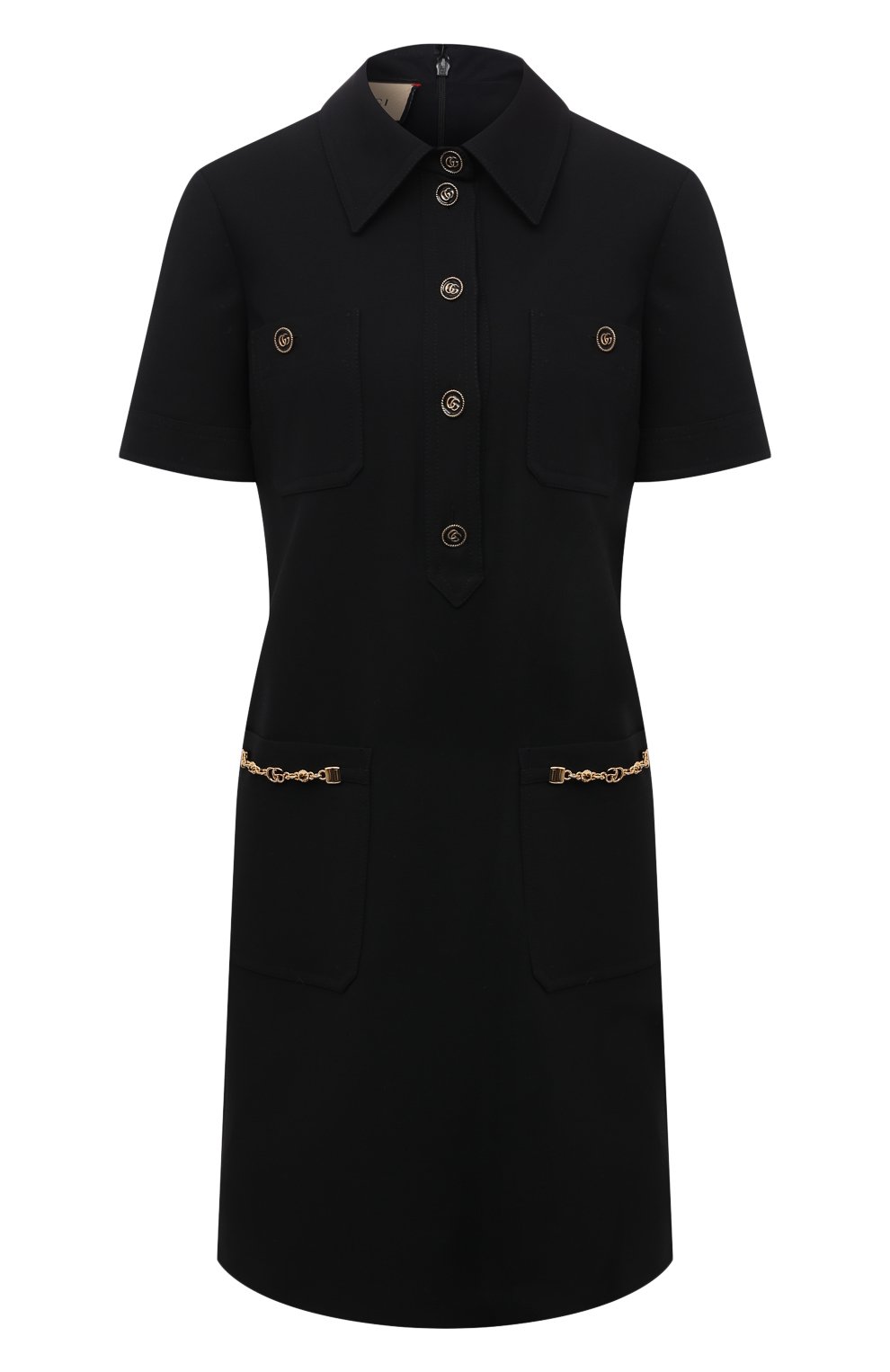 Платье из шелка и шерсти GUCCI, арт. 661672/ZAD88, фото 1