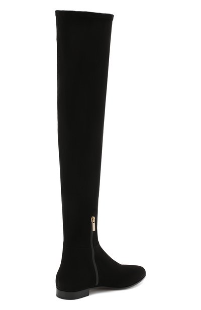 Замшевые ботфорты myren на низком каблуке JIMMY CHOO, арт. MYREN FLAT/DSD, фото 4