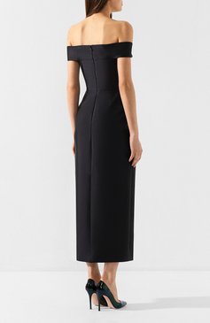 Платье из смеси шелка и шерсти GABRIELA HEARST, арт. 419410 S003, фото 4