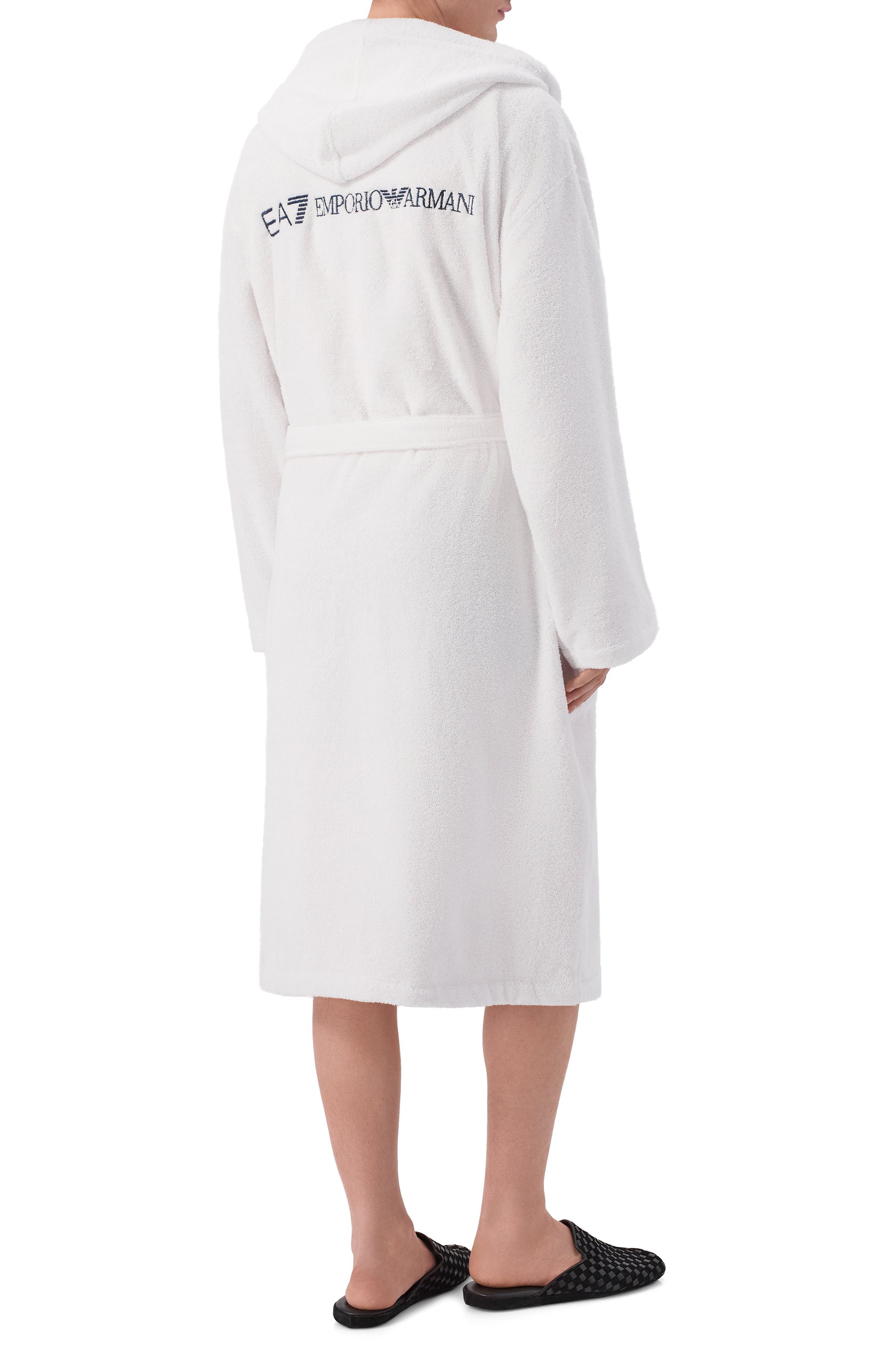 Хлопковый халат EA7, арт. 7M000441/AF14014, фото 3
