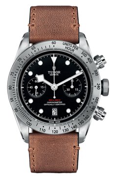 Мужские часы black bay chrono TUDOR бесцветного цвета, арт. 79350/CALF/BLACK | Фото 1 (Механизм: Автомат; Материал корпуса: Сталь; Региональные ограничения белый список (Axapta Mercury): Не проставлено; Цвет циферблата: Чёрный; Нос: Не проставлено; Ограничения доставки: m-style)