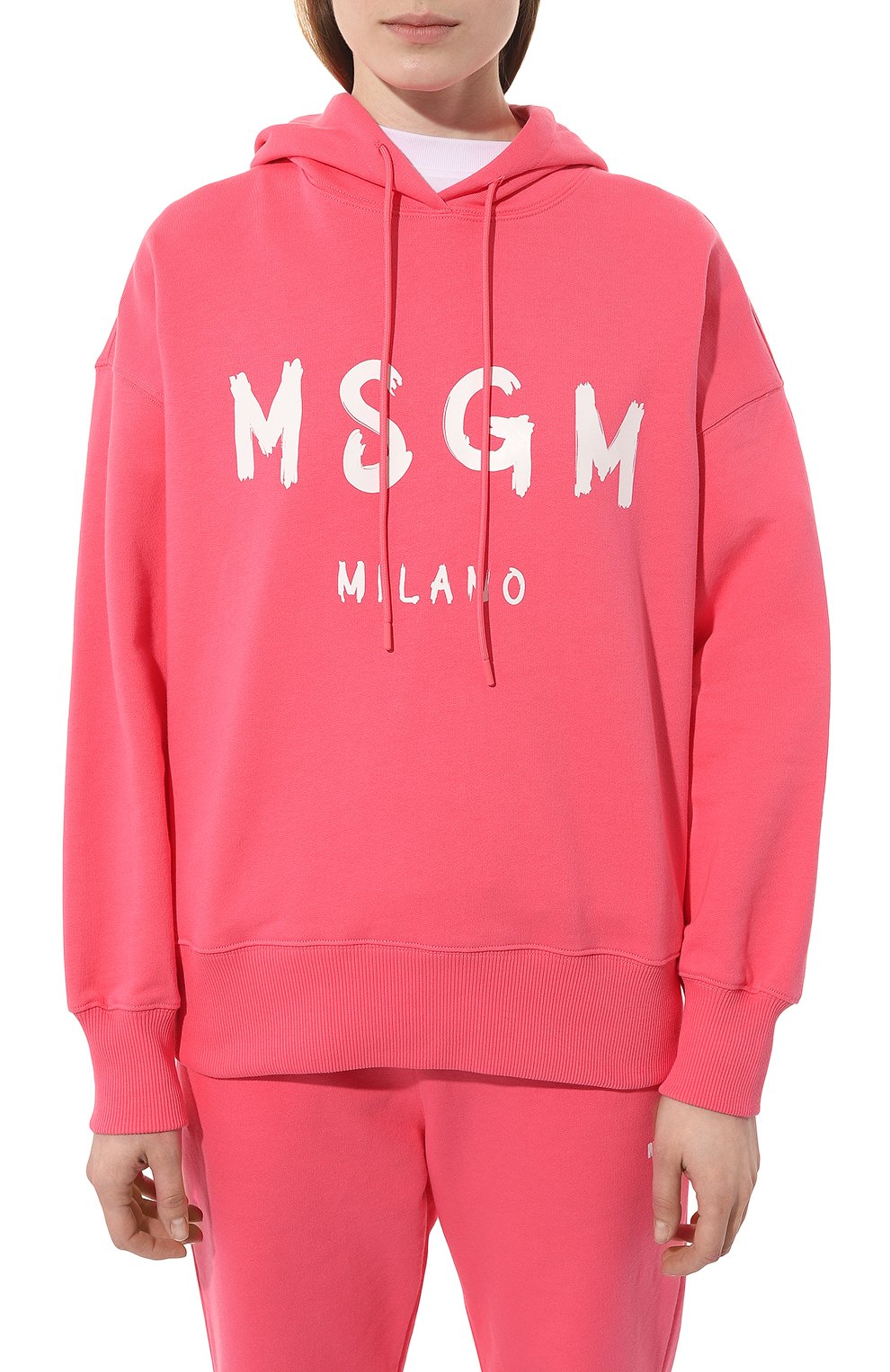 Хлопковое худи MSGM, арт. 3441MDM515 237000, фото 3