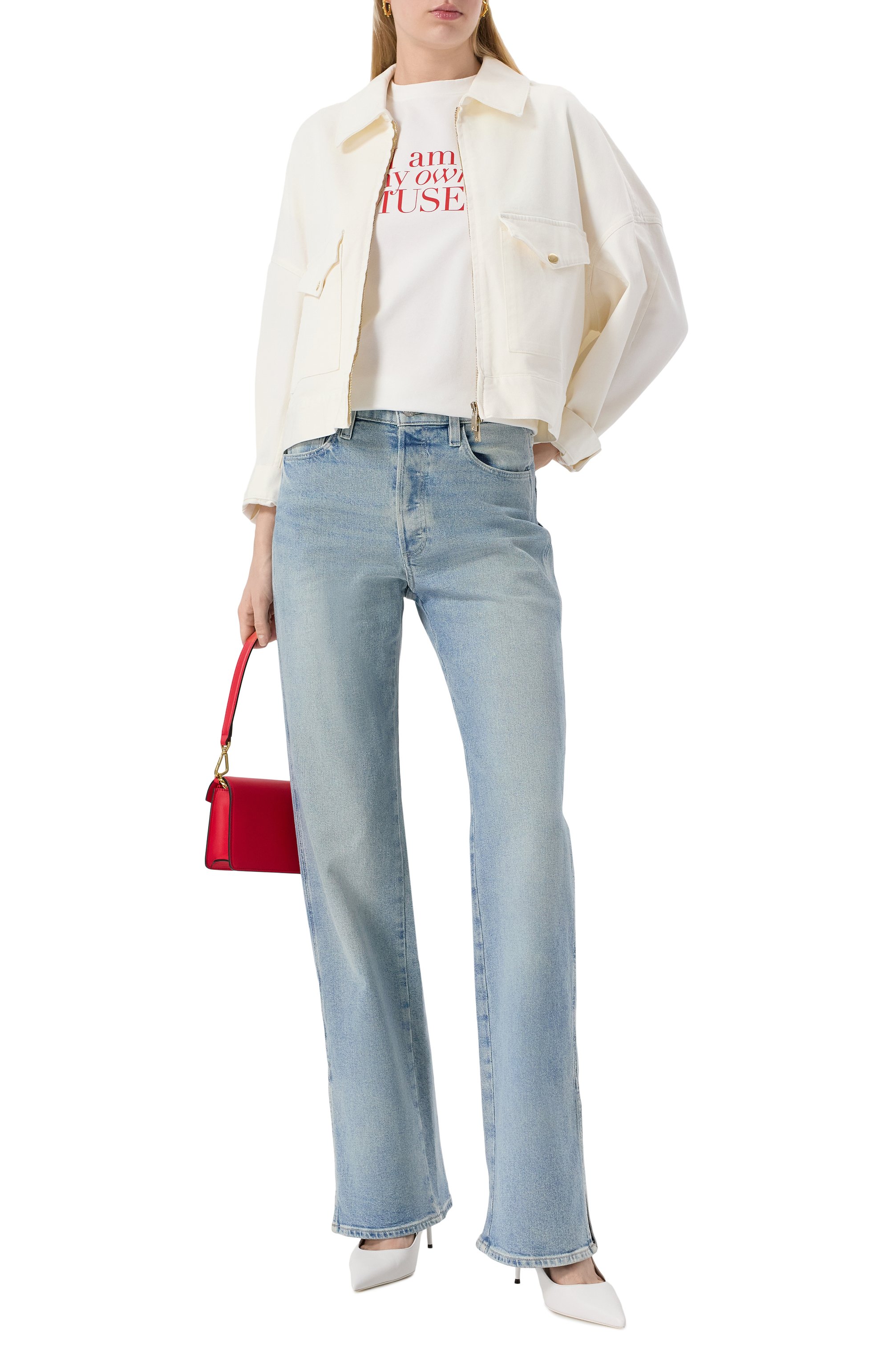 Хлопковая футболка SEVEN LAB белого цвета по цене 8190 руб., арт. CTR1.01.100.257.08109, фото 2 Хлопковая футболка SEVEN LAB, арт. CTR1.01.100.257.08109, фото 2