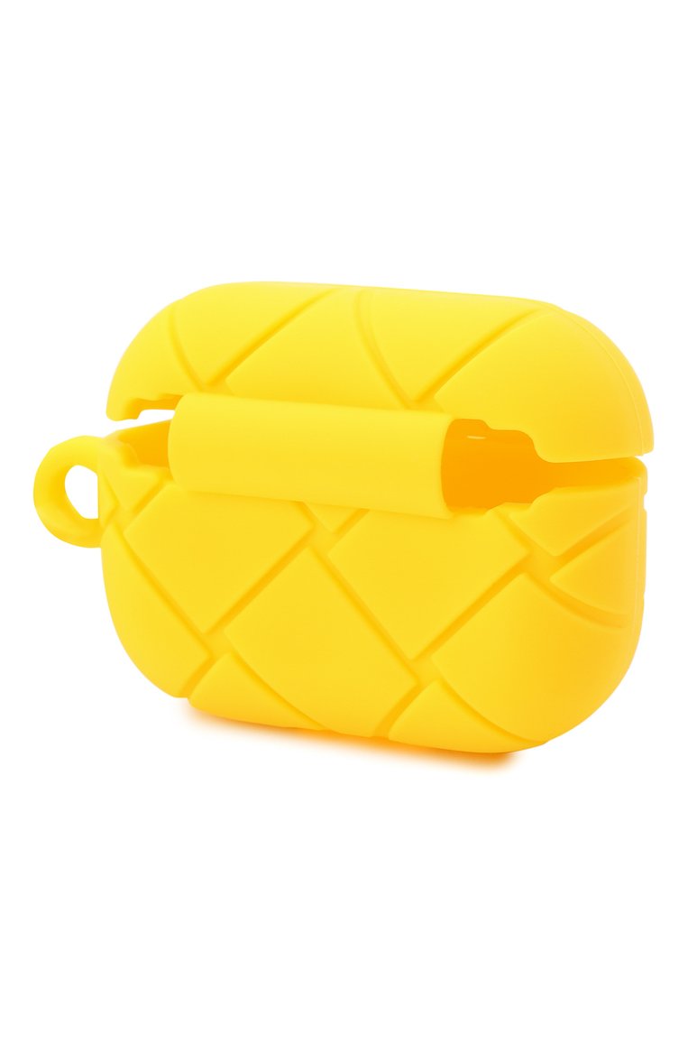 Чехол для airpods pro BOTTEGA VENETA желтого цвета, арт. 691715/V0EY0 | Фото 2 (Региональные ограничения белый список (Axapta Mercury): Не проставлено; Нос: Не проставлено; Материал: Пластик)