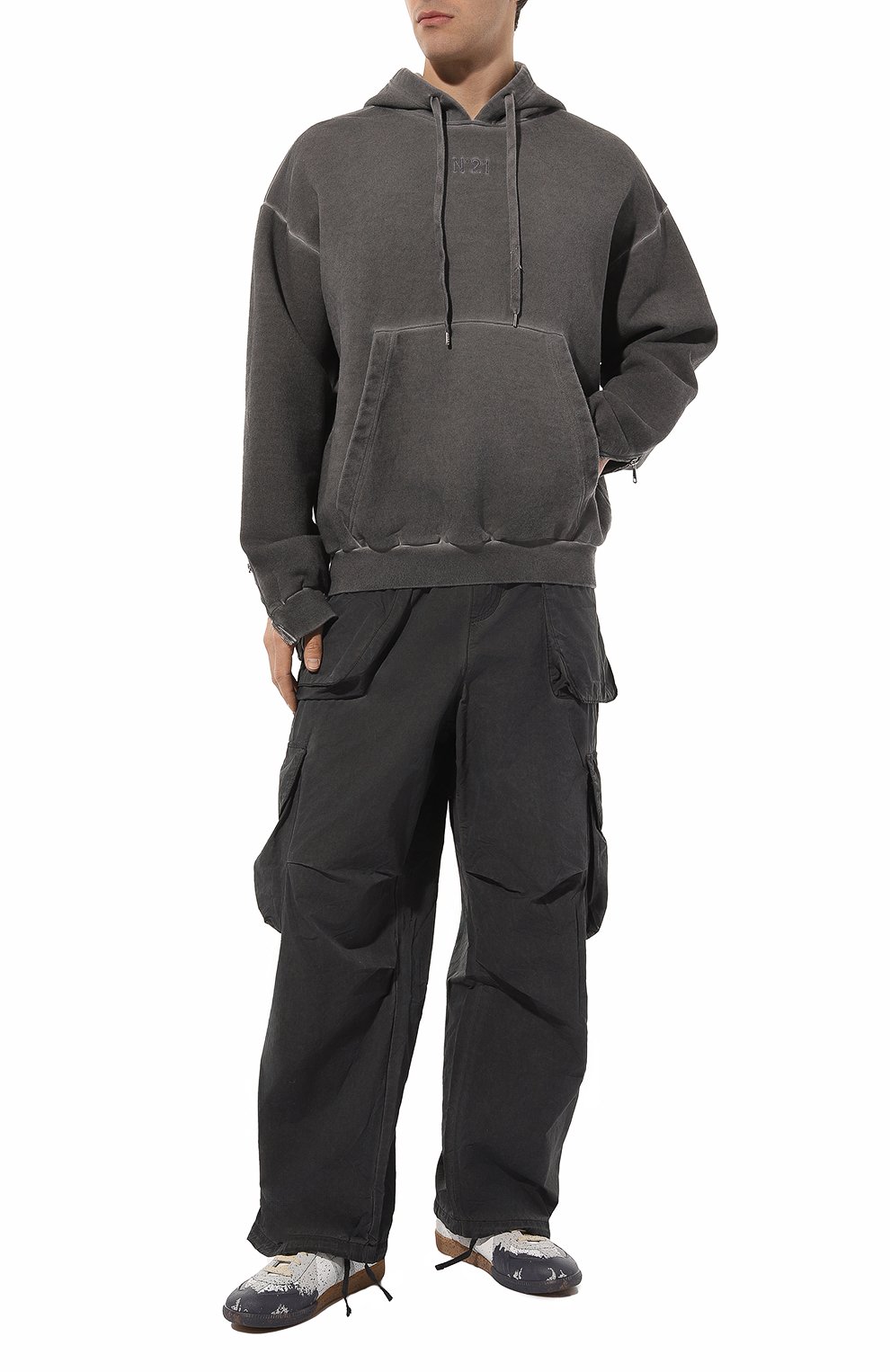 Кожаные кеды replica MAISON MARGIELA, арт. S57WS0481/P6230, фото 2