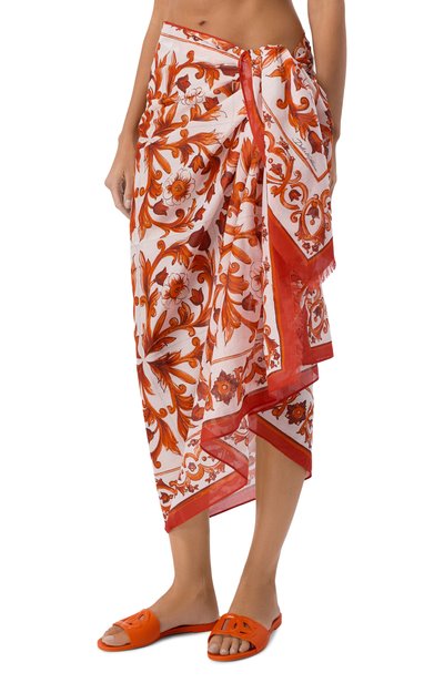 Хлопковое парео DOLCE & GABBANA, арт. 04A01J/0N020, фото 3