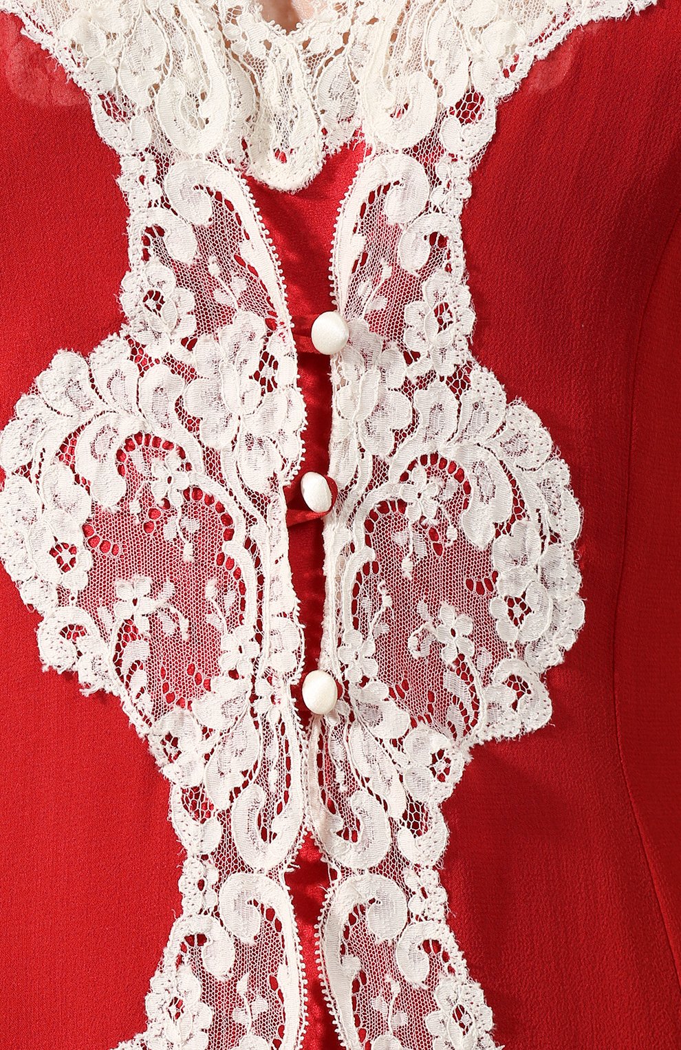 Халат JANE WOOLRICH красного цвета по цене 86560 руб., арт. 56813silkchiffon, фото 5 Халат JANE WOOLRICH, арт. 56813silkchiffon, фото 5