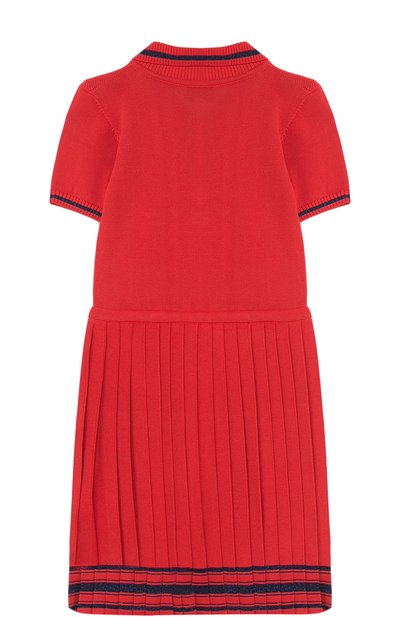 Платье с плиссированной юбкой и металлизированной отделкой GUCCI, арт. 502951/X9069, фото 2