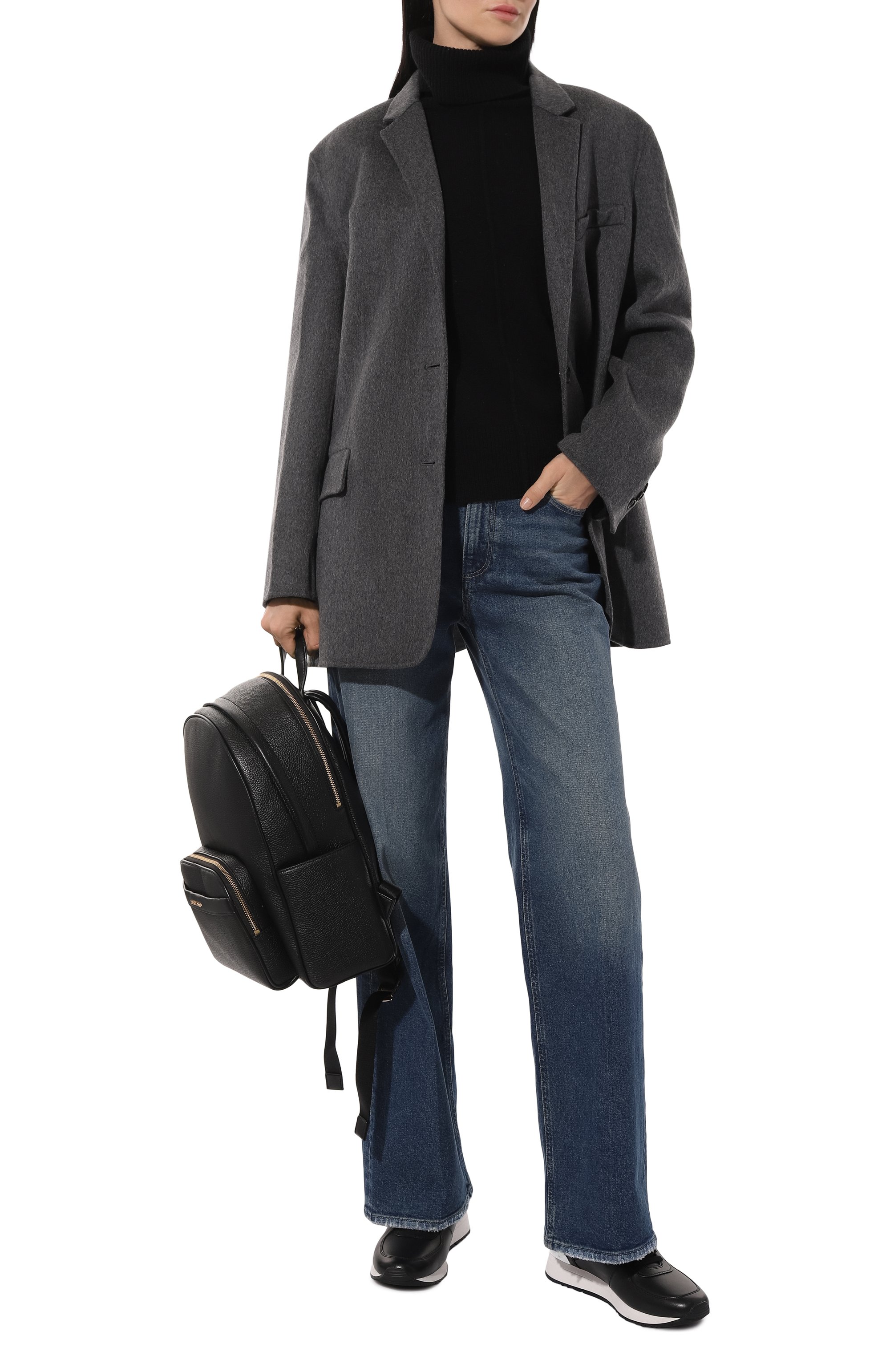 Кожаные кроссовки alison  MICHAEL MICHAEL KORS, арт. 43R5ALFP3L, фото 2