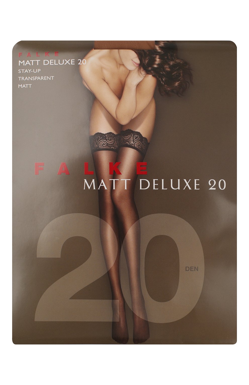 Чулки FALKE светло-бежевого цвета по цене 2790 руб., арт. 41520_, фото 1 Чулки FALKE, арт. 41520_, фото 1