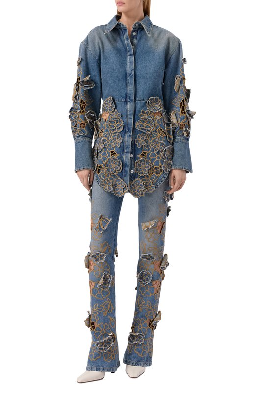 Джинсы Blumarine 4J113A Голубой  4J113A Фото 2