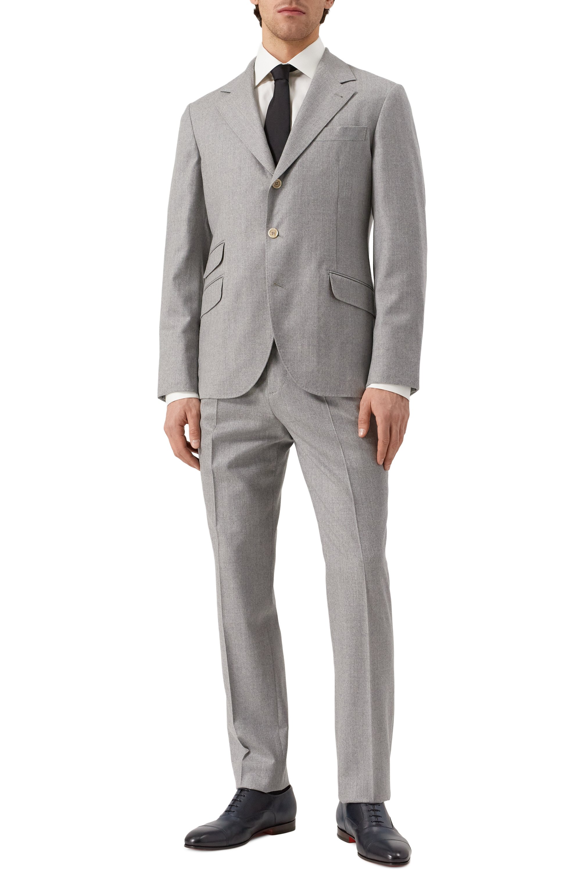 Кожаные оксфорды levante SANTONI, арт. MCLG17801SA3BSLFN01, фото 2