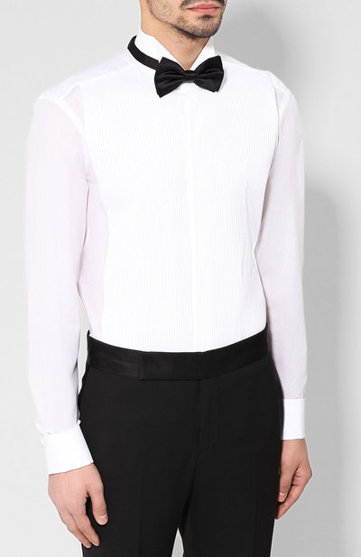 Хлопковая сорочка с воротником бабочка BRIONI, арт. RCSU18/0Z022, фото 4