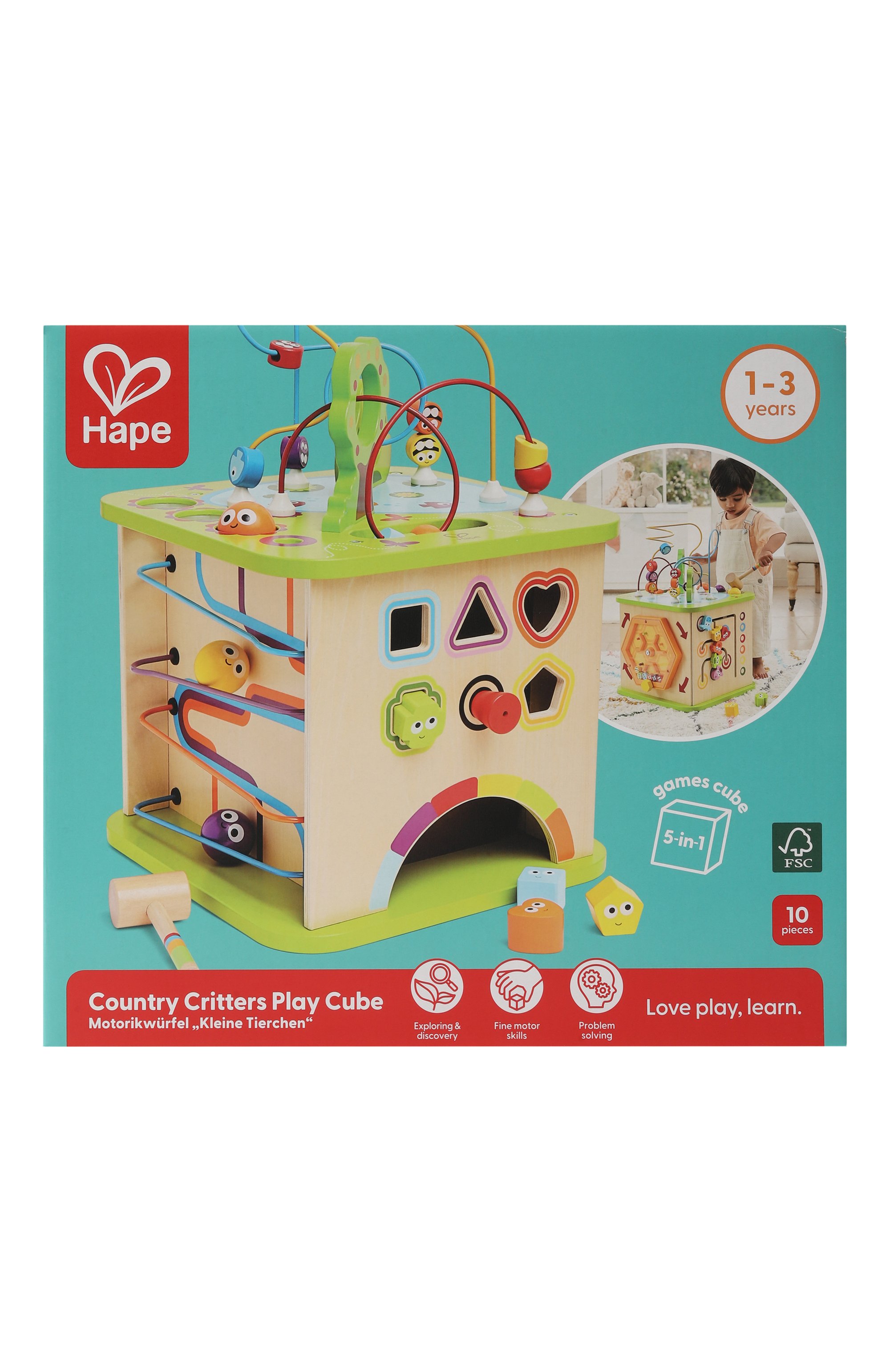 Развивающая игрушка бизиборд HAPE, арт. E1810_HP, фото 1