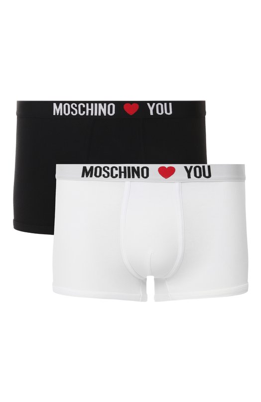 Комплект из двух боксеров Moschino V1311/4402 Чёрно-белый V1311/4402