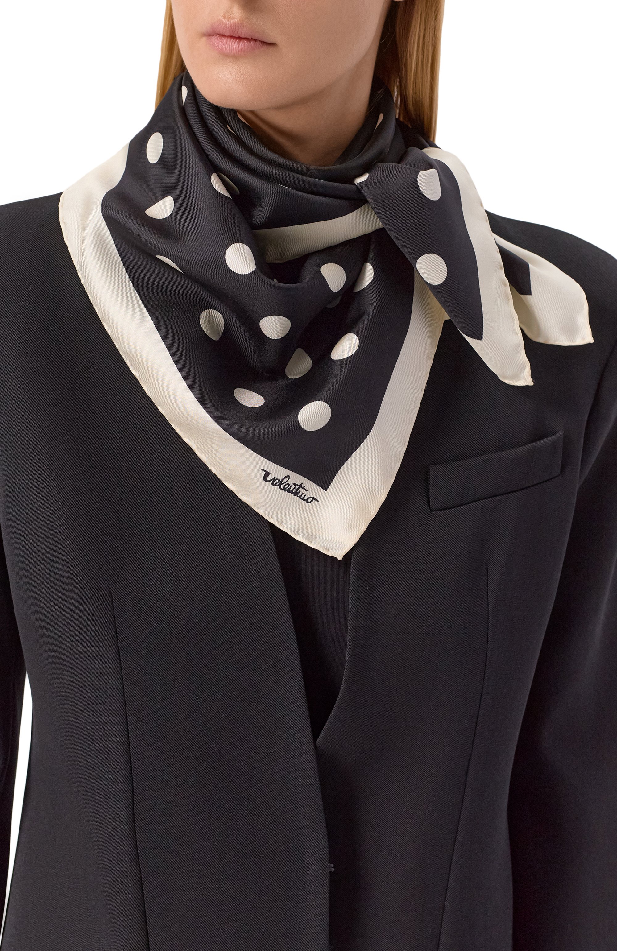 Шелковый платок VALENTINO, арт. 7W0EI114/XBQ, фото 2