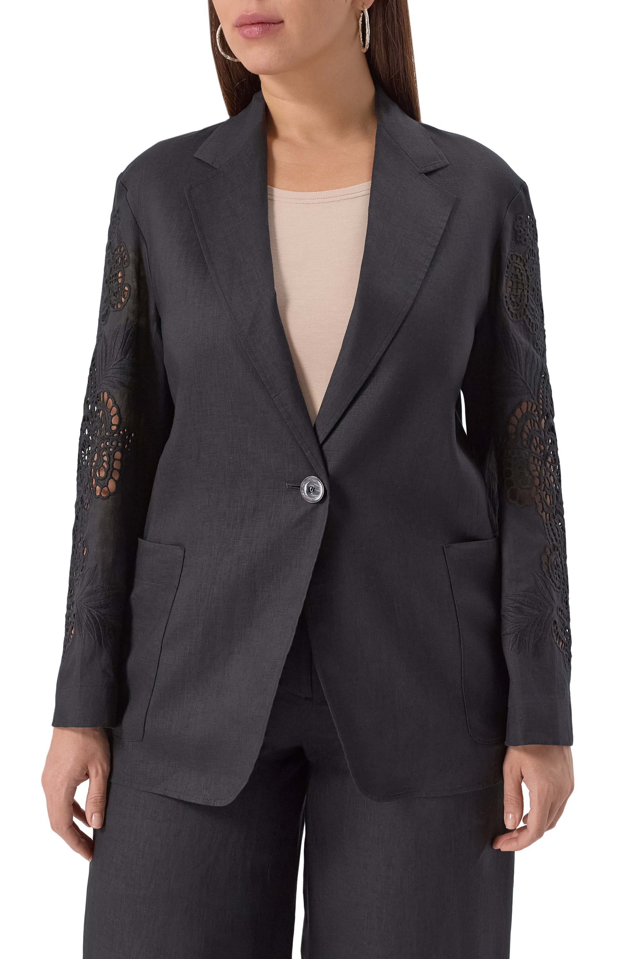 Льняной жакет MAX MARA STUDIO, арт. ANGIZIA, фото 3