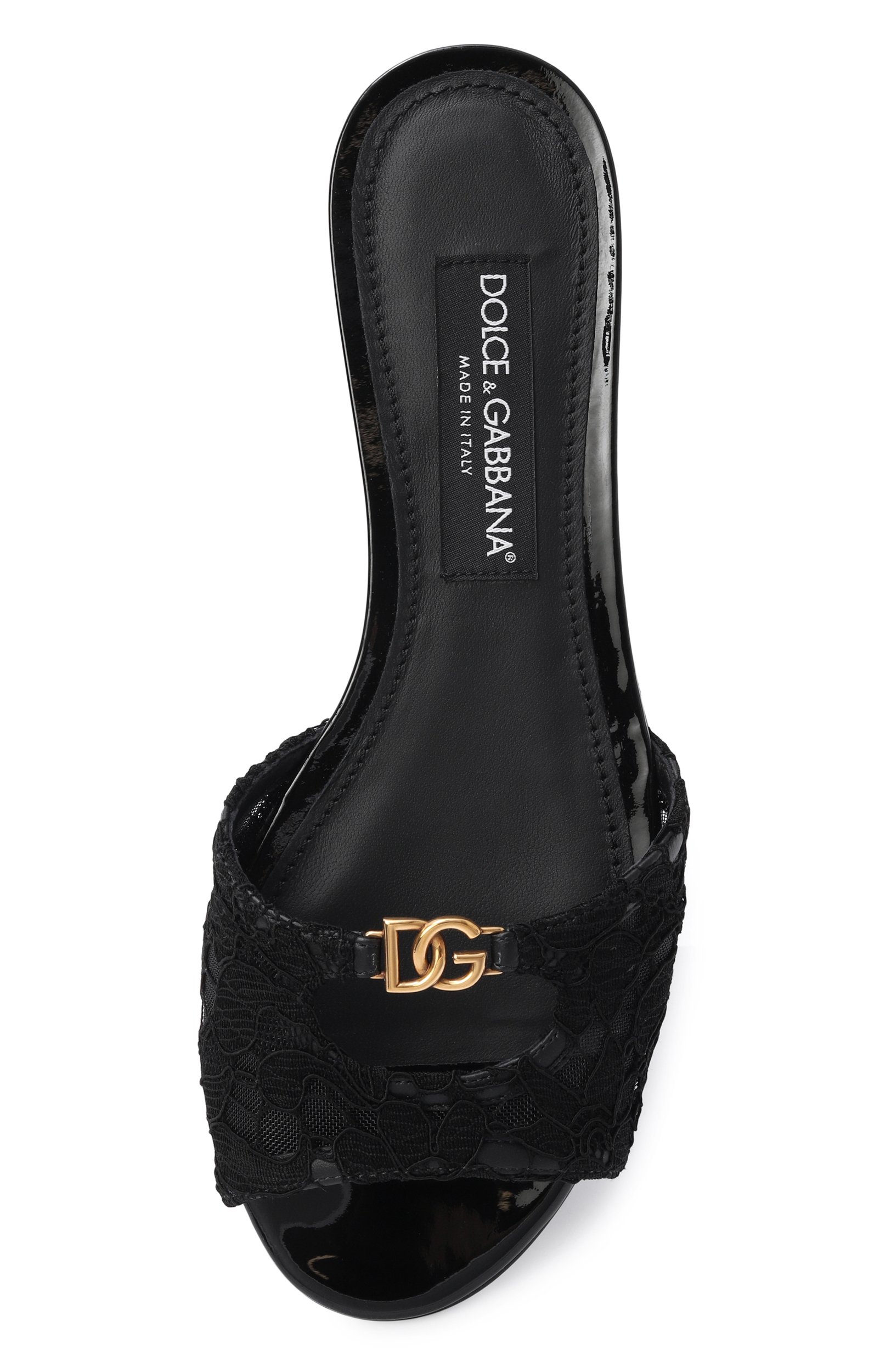 Комбинированные шлепанцы bianca DOLCE & GABBANA, арт. CQ0684/A0610, фото 6