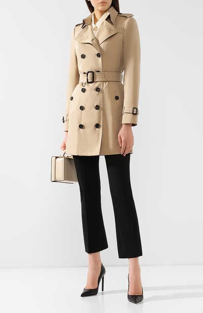 Хлопковый тренч sandringham BURBERRY бежевого цвета по цене 225000 руб., арт. 3900455, фото 2 Хлопковый тренч sandringham BURBERRY, арт. 3900455, фото 2