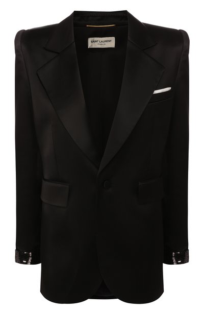 Женский жакет из вискозы SAINT LAURENT, арт. 592324/Y145D