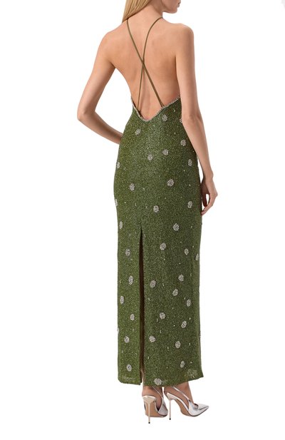 Платье с отделкой бисером GIUSEPPE DI MORABITO, арт. 04SSLD152 04468, фото 4