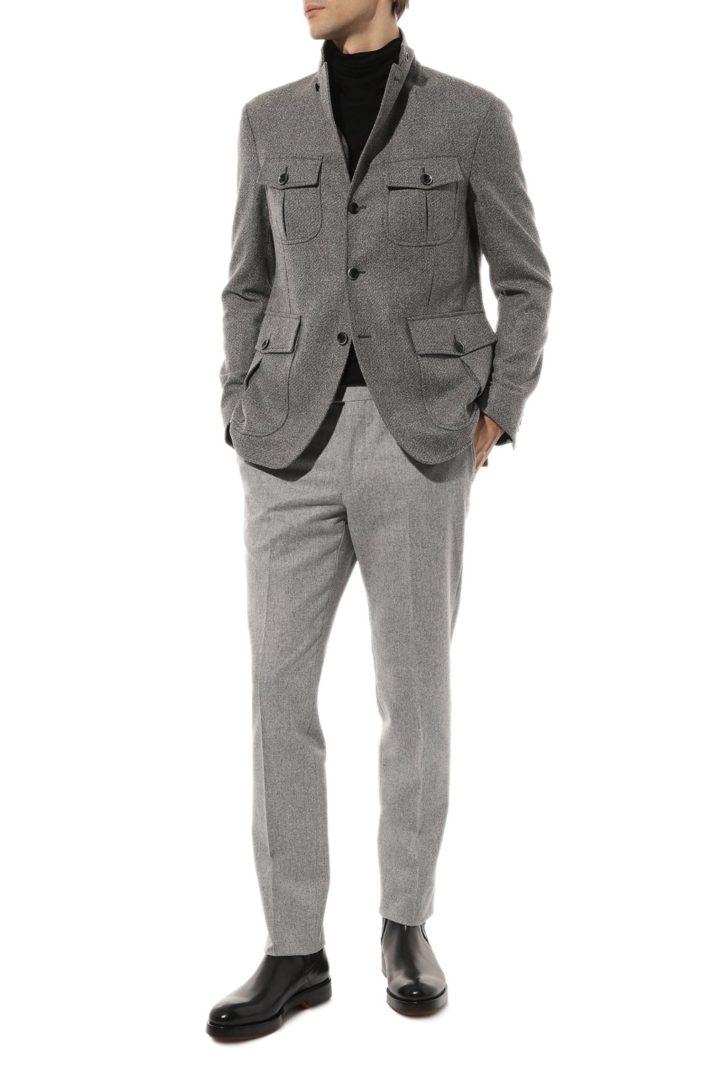 Кожаные сапоги ZEGNA, арт. A5749Z/LHCLG, фото 2