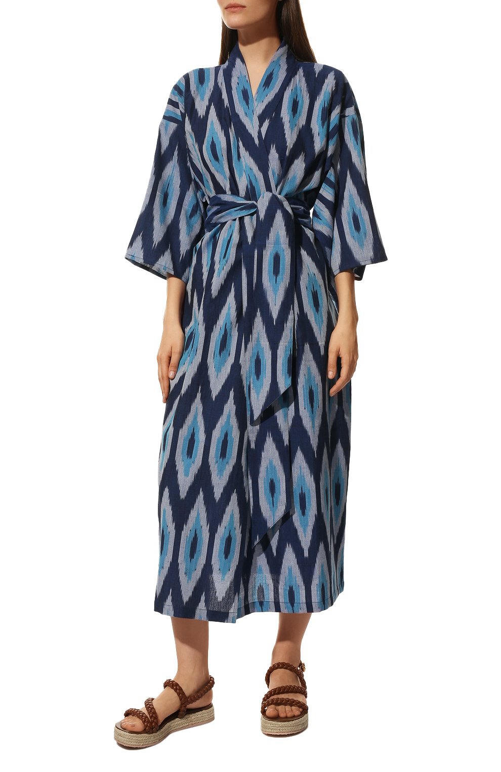 Хлопковое кимоно KLEED LOUNGEWEAR, арт. NYALI KIM0N0, фото 3