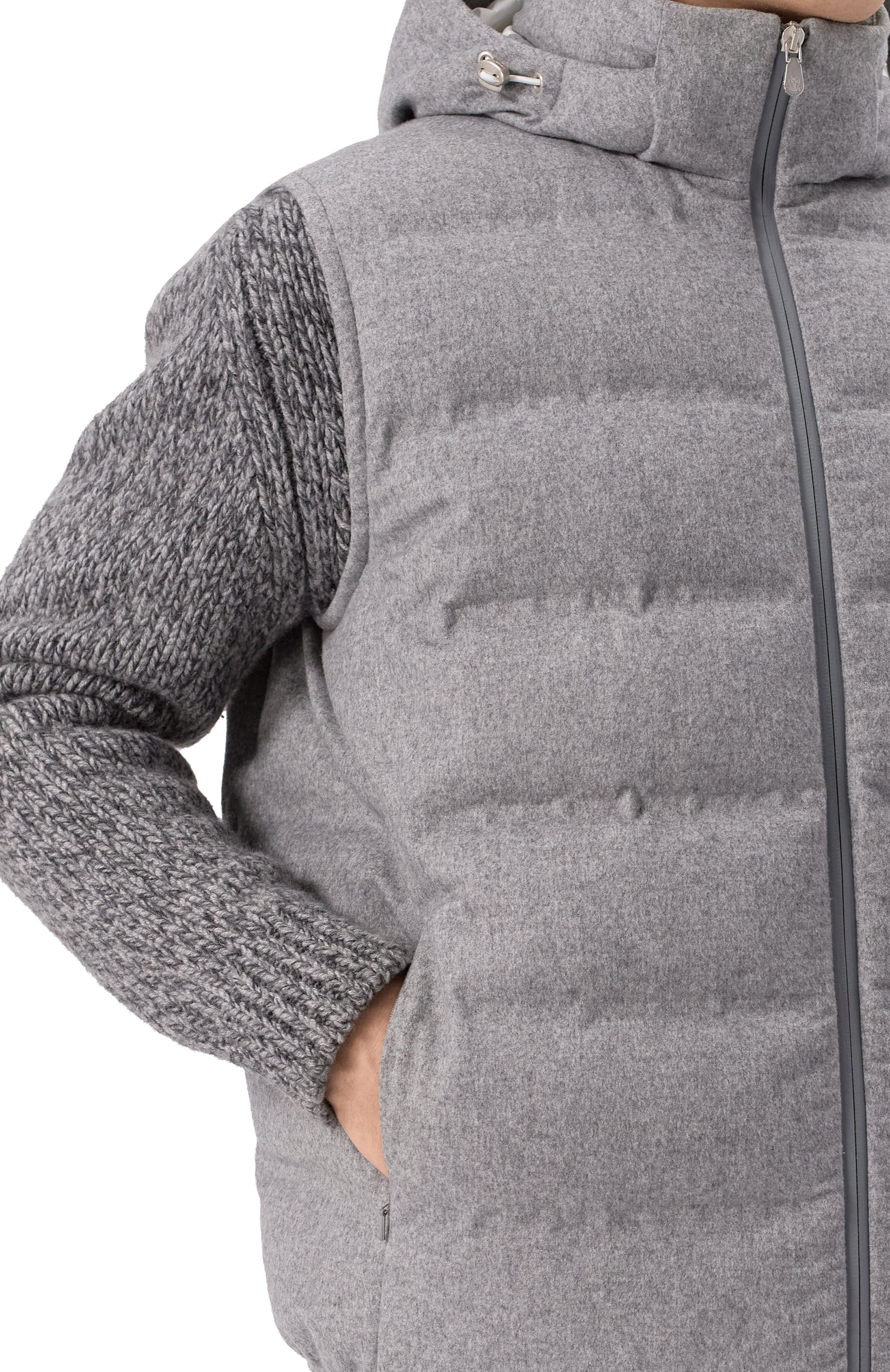 Пуховый жилет BRUNELLO CUCINELLI, арт. MQ4631608, фото 5