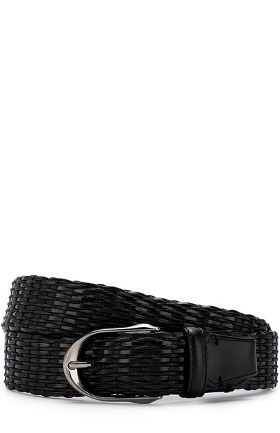 Плетеный ремень с металлической пряжкой ZEGNA, арт. BTREY4/90V1, фото 1