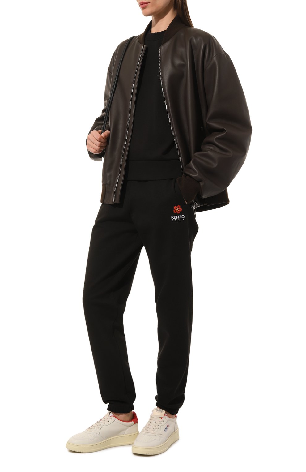 Хлопковые джоггеры KENZO черного цвета по цене 37050 руб., арт. FC62PA7004MF/99J, фото 2 Хлопковые джоггеры KENZO, арт. FC62PA7004MF/99J, фото 2