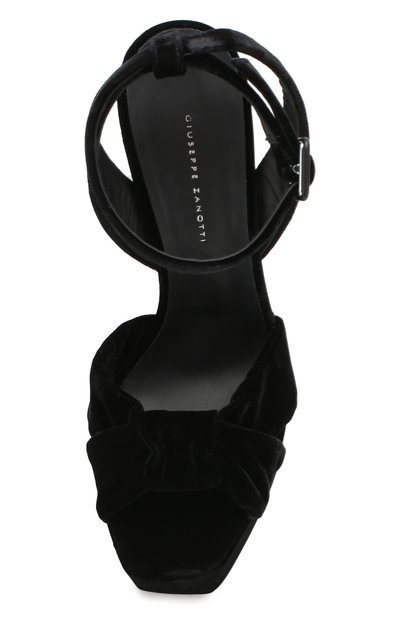 Бархатные босоножки betty GIUSEPPE ZANOTTI DESIGN, арт. I900044/003, фото 5