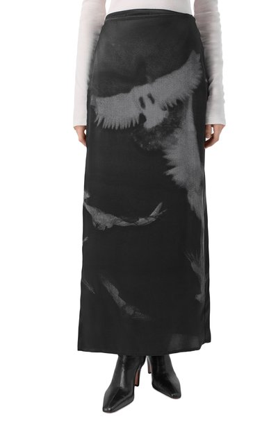 Шелковая юбка ANN DEMEULEMEESTER, арт. B0012715/FA658, фото 3