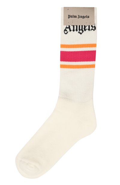 Женские хлопковые носки PALM ANGELS, арт. PWRA007F24FAB003