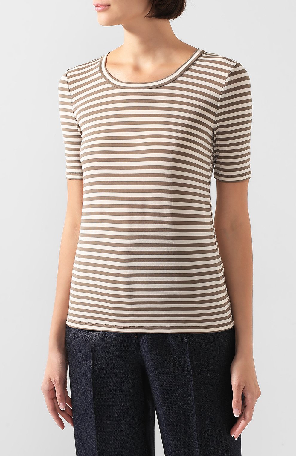 Футболка из вискозы GIORGIO ARMANI, арт. 3HAM74/AJHNZ, фото 3