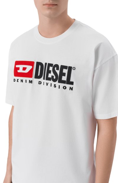 Хлопковая футболка DIESEL, арт. A14943/0GRAI, фото 5