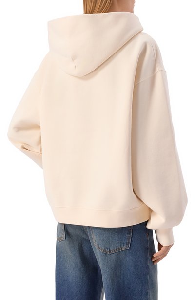 Хлопковое худи DSQUARED2 кремового цвета по цене 62950 руб., арт. S75GU0630/D25030, фото 4 Хлопковое худи DSQUARED2, арт. S75GU0630/D25030, фото 4