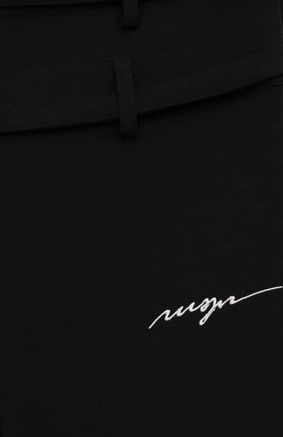 Брюки MSGM KIDS черного цвета по цене 14550 руб., арт. F4MSJGPA146, фото 3 Брюки MSGM KIDS, арт. F4MSJGPA146, фото 3