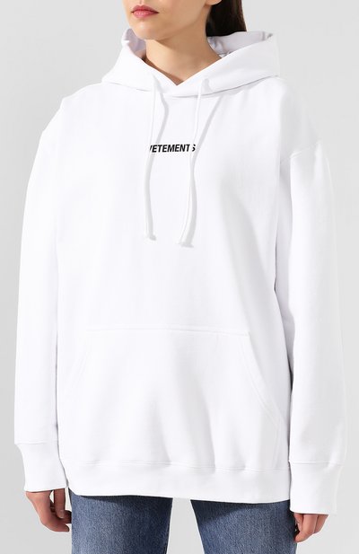 Хлопковое худи VETEMENTS, арт. UAH20TR725/W, фото 3