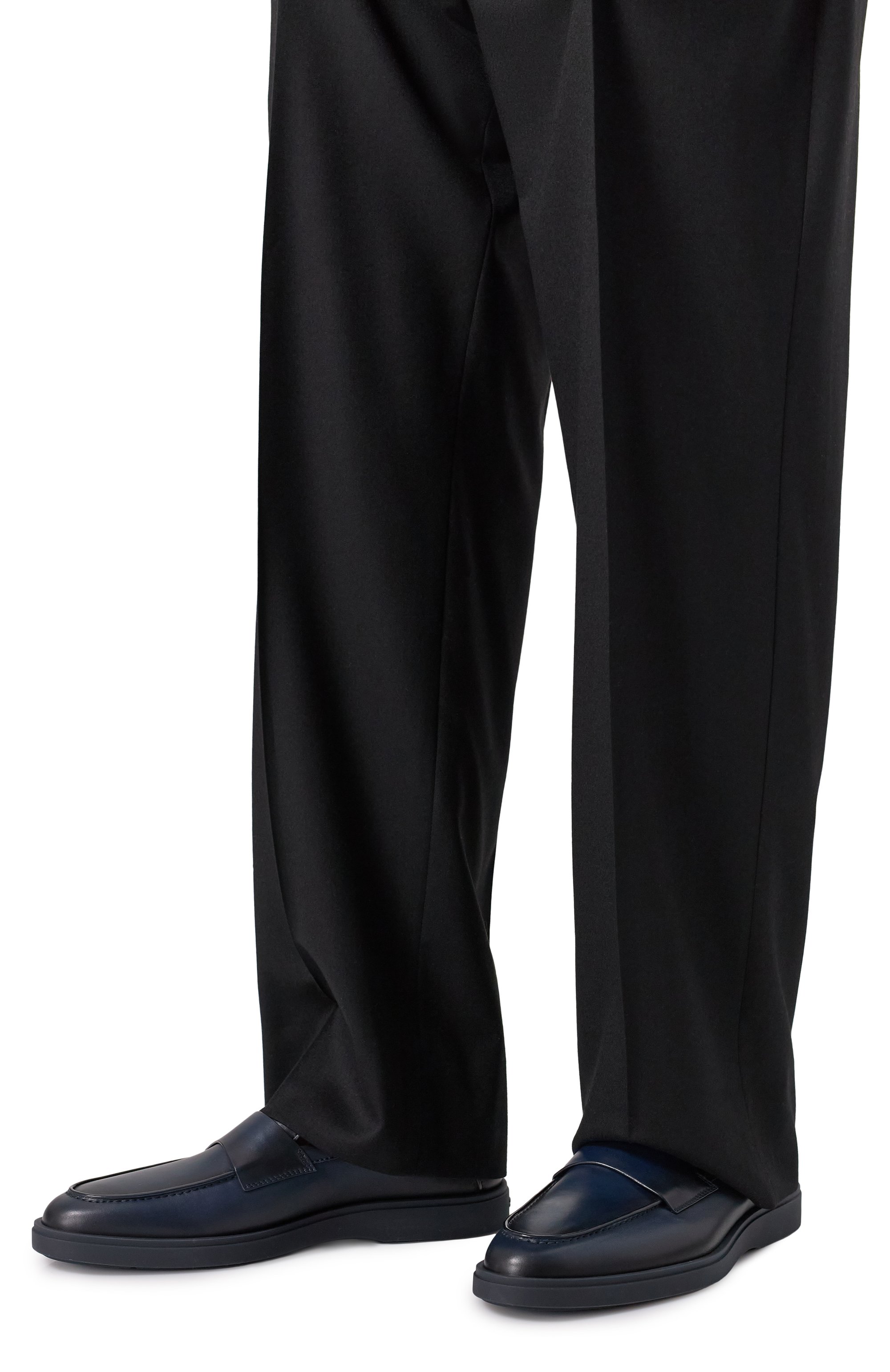 Кожаные лоферы detroit SANTONI, арт. MGDG1905100TGBYP, фото 3