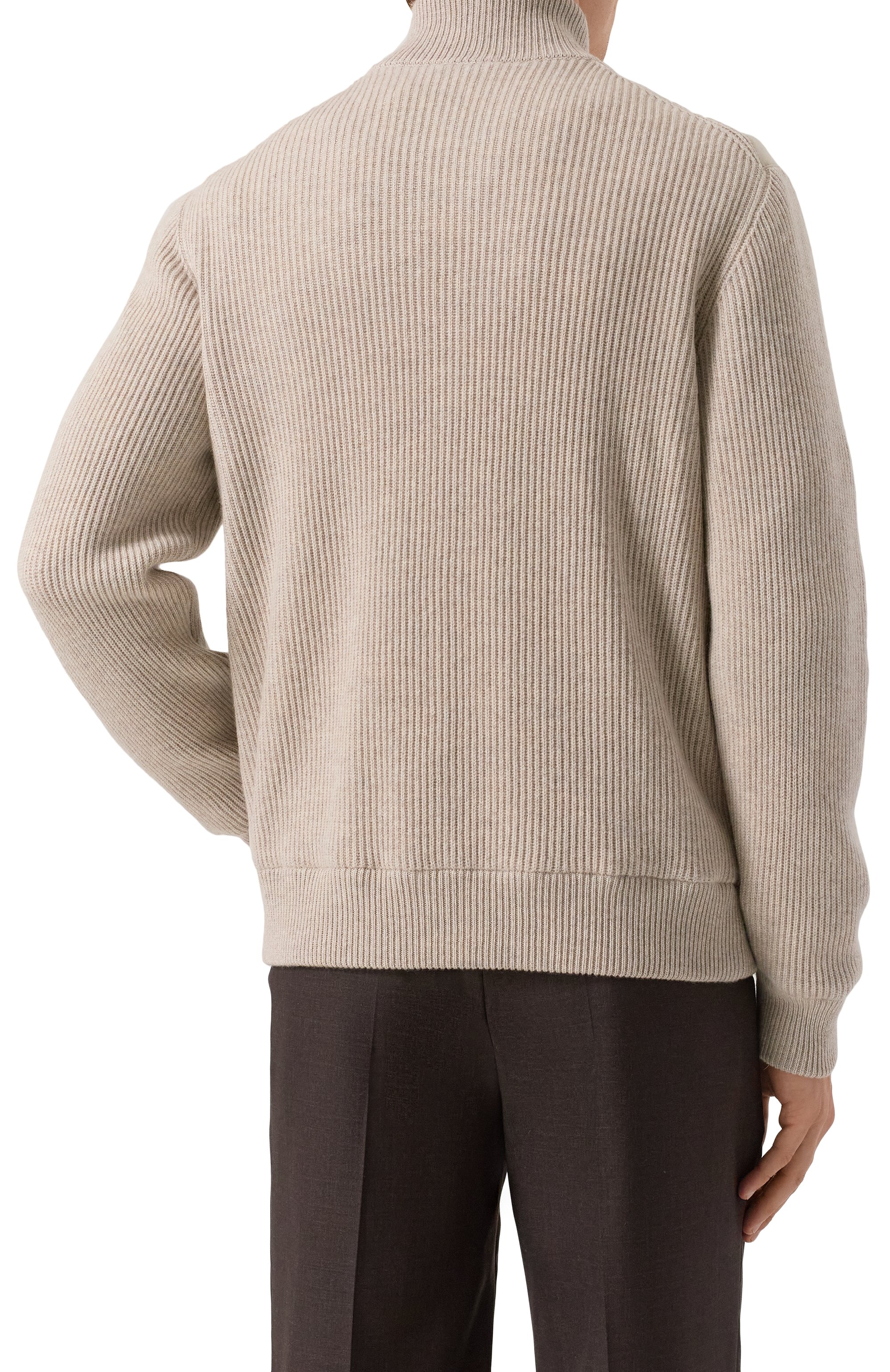 Комбинированный кардиган BRUNELLO CUCINELLI, арт. MPCLF1955, фото 4