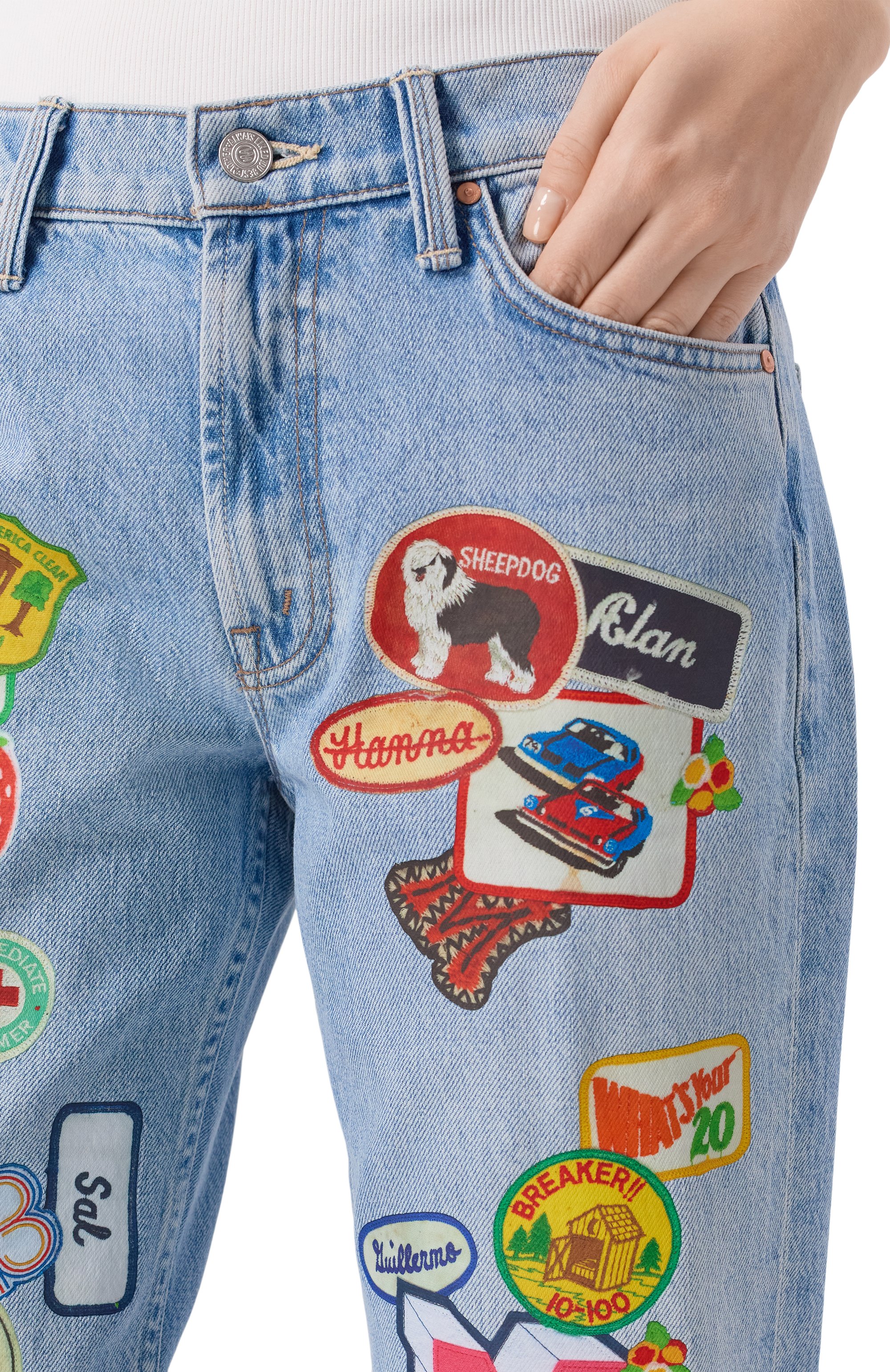 Джинсы bookie sneak MOTHER, арт. 10895-1085/THE B00KIE SNEAK (SUPERI0R), фото 5