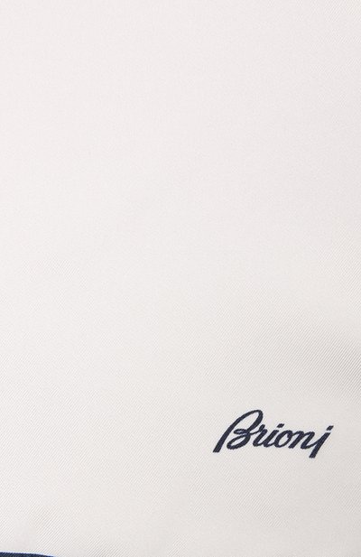 Шелковый платок BRIONI темно-синего цвета по цене 17150 руб., арт. 071000/P1409, фото 2 Шелковый платок BRIONI, арт. 071000/P1409, фото 2