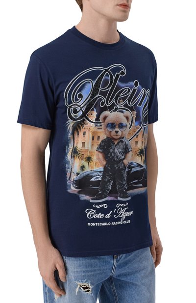 Хлопковая футболка PHILIPP PLEIN, арт. SAFC MTK8894 PJY002N, фото 3